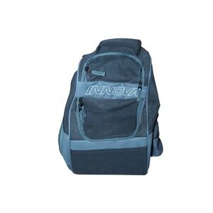Innova Disc Golf Adventure Pack Backpack Gray Blue Disc Carrier Bag